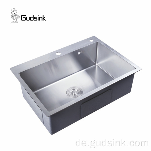 Oberhalb von The Counter Single Bowl Edelstahl Kichen Waschbecken